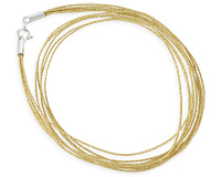 5-ти слойный шнур с золотыми нитями