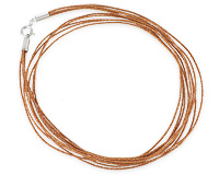 5-ти слойный шнурок с нитями оранжевого цвета