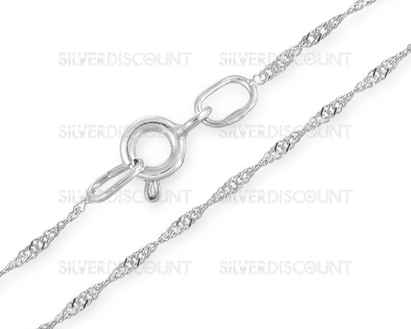 Тонкие, легкие цепочки из серебра заказать на Сильвер Дисконт, фото